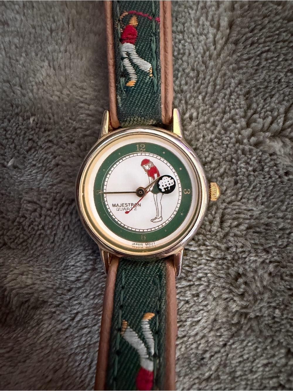 Vintage Majestron Quartz Golf Watch